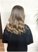 バレイヤージュケアブリーチダブルカラー白髪ぼかし脱白髪染め