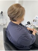 ショートグレージュ