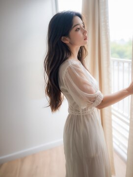 トゥーリ 薬院店(tuuli) 大人女性◆艶レイヤー前髪ピンクベージュ 髪質改善 縮毛矯正