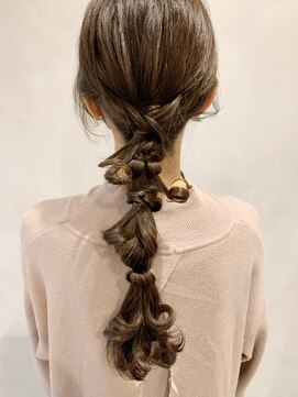 ラトリエコンタン(L´atelier Content) 水引 金箔 成人式ヘア 卒業式ヘア 袴ヘア 振袖ヘア【津田沼】