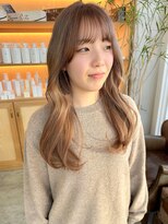 ユラギフロムユイマァル 水島店(YURAGI from YUIMARL)&nbsp;ミルクティーベージュ×韓国風くびれ巻き