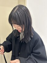 ジーナ 福岡天神(Zina) 《zina福岡天神》髪質改善カラー 切りっぱなし