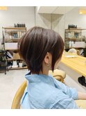 ショートスタイル＋オリーブブラウン