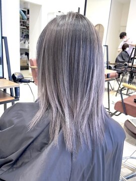 クアトログランシュ ひたちなか店(QUATRO×GranCieux) バレイヤージュ　ひたちなか/ブリーチ/バレイヤージュ