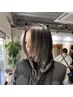 【☆脱白髪染め☆】カット+ハイライト+カラー+トリートメント￥15800