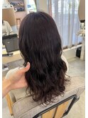 ニュアンスパーマ＋ラベンダーカラー