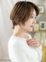カバーヘア ブリス 上尾西口店(COVER HAIR bliss)&nbsp;外国人風細めハイライト小顔前髪なしショートa上尾20代30代40代