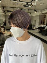 タイドヘアー 高槻店(TIDE HAIR)&nbsp;コントラストカラー×ラベンダー