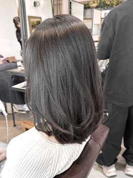 コート 表参道(Cote) グレージュカラー　艶髪　ミディアムレイヤー　ワンカール