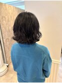 巻かない巻き髪