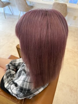 ヘアーサロン リアン 熊谷2号店(hair salon Rien) ピンクカラー