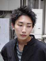 アンサー 渋谷(ANSWER)&nbsp;スパイキーショートスパイキーパーマルーズショート刈り上げ