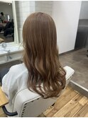 ヘーゼルベージュ10代20代ケアブリーチ透明感カラー