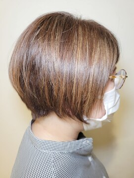 松本平太郎美容室 国立店 40代50代60代×グラデーションボブ×イノアカラー×ハイライト