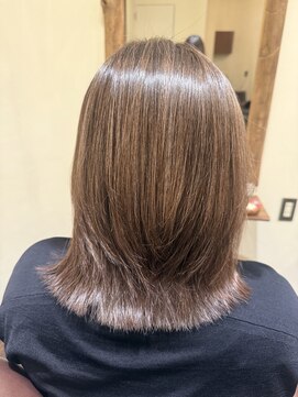 髪質改善ヘアエステサロン オプシア(OPSIA) サラサラストレート×ツヤツヤカラー