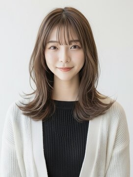 エールバイボヌール(Ere by Bonheur) 西梅田/大人のナチュラルくびれレイヤーグレージュ