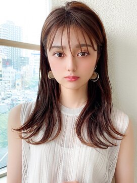 アフロート エル 大阪(AFLOAT L) さりげないナチュラルレイヤー/小顔/暗髪