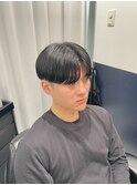 ニュアンスパーマ × センターパート