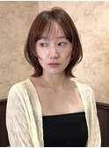 ☆【春日】オリーブグレー/ボブ/ココアベージュ/黒髪/小顔5