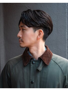 プラネシブヤ(Prune Shibuya) 【上原】大人重め毛流れショート｜ツーブロック｜刈り上げ｜横