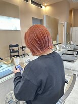 ジジ インターパーク 宇都宮(Gigi)&nbsp;切りっぱなしボブ/ハイトーンボブ/テラコッタカラー