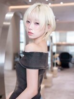 ハバナ 渋谷(HAVANA)&nbsp;クールショート×ブリーチダブルカラー/レイヤーボブウルフ