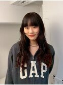 イメチェン前髪カットパーマ[表参道ダブルカラー縮毛矯正]