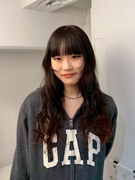 ロマリア ヒルズ 表参道 原宿(Lomalia HILLS) イメチェン前髪カットパーマ[表参道ダブルカラー縮毛矯正]