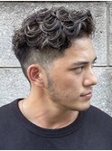 天神大名メンズパーマスペインカールツイストスパイラルパーマ