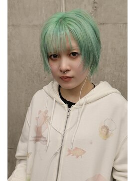 オーン 渋谷(OOn) ハイトーンミントカラーショート