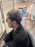 メンズカット＋メッシュハイライト