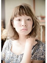 オハナ(ohana)&nbsp;【ohana/表参道】ラフカールウェーブの抜け感ボブ＊小顔◎