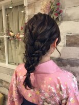 ネオリーブ チロル 横浜西口店(Neolive CiroL.) 卒業式 袴にあうヘアセット
