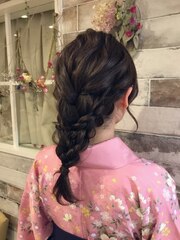 卒業式 袴にあうヘアセット