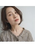 30代40代大人女子抜け感たっぷりの外ハネボブ♪