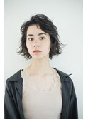 くせ毛風デジタルパーマ/フレンチボブ