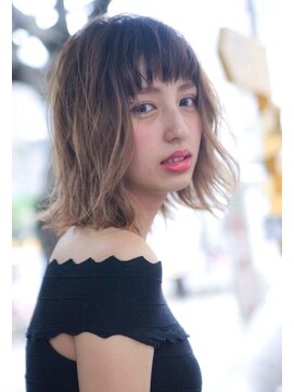 アメリ 新宿(Ameri) Ameri バレイヤージュボブ【新宿】