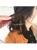 【横浜美容室ネイミーズ】インナーカラー外ハネミディアム