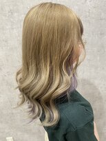 リースリー(Re.3 connecting beauty)&nbsp;デザインカラー☆ブロンドベージュ×ラベンダー