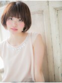 *mod's姪浜*…ミルクティーブラウン小顔ナチュラルマッシュe