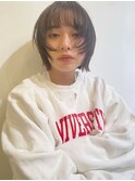 顔まわりレイヤーボブ