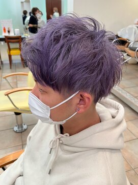 フェアレディ 烏山店(FAIRLADY) ツーブロック刈り上げ◎パープルアッシュ