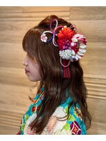 ビューティーサロン ホープ(beauty salon HOPE) ハーフアップ　なみウェーブ