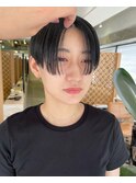 【nuu】二色/黒髪ショート/ショートカット