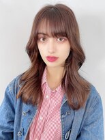 アイティー バイ アルバム 中野店(IT by ALBUM)&nbsp;ヨシンモリ_チェリーブラウンフェミニンロング_9162