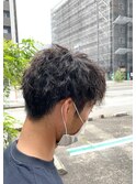 セットが簡単☆メンズツイストスパイラルパーマ