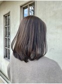 白髪ぼかしハイライト×ブラウンベージュ