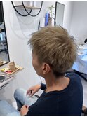 ブリーチ2回ミルクティーアッシュ！