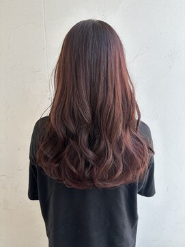 ジュエ ヘアー デザイン(Jue hair design) 上品なピンクブラウンカラー
