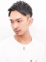 ルックグッドストア(LOOK GOOD STORE)&nbsp;束感ショートマッシュパーマウルフ波巻きハイライト295
